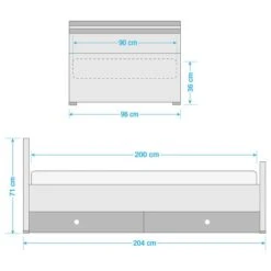 Kinderbed Joker (met Bedlades) -Thuis - kinderkamer 1000186190 210803 15311200026 SKETCH DETAILS P000000001000186190 sketch
