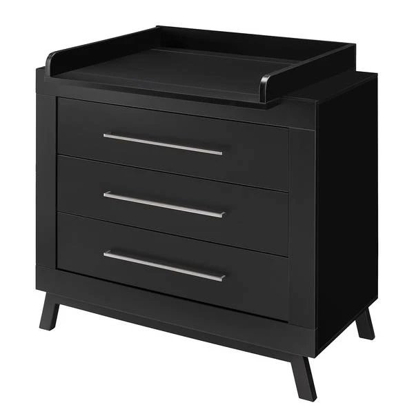 Verschoningscommode Miami Black 1 Verschoningscommode Miami Black