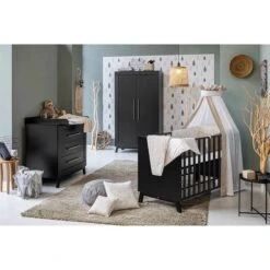 Kinderkamerset Miami Black I (3-delig)