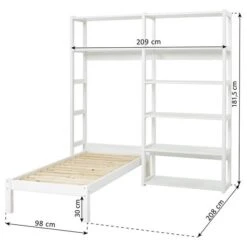 Open Kast Storey Met Bed I -Thuis - kinderkamer 1000255161 210421 14091900041 SKETCH DETAILS P000000001000255161 sketch