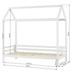 Huisbed Hoppekids Basic II -Thuis - kinderkamer 1000255934 210430 13373200042 SKETCH DETAILS P000000001000255934 sketch