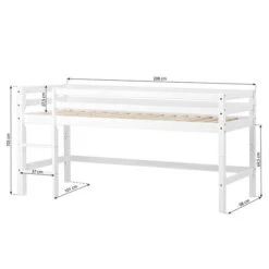 Halfhoog Bed Hoppekids Basic I -Thuis - kinderkamer 1000257138 210407 14354900028 SKETCH DETAILS P000000001000257138 sketch