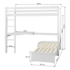 Hoogslaper Hoppekids Basic III -Thuis - kinderkamer 1000257158 230628 500 SKETCH DETAILS P000000001000257158 sketch