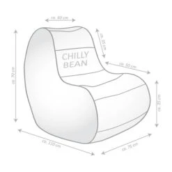 Magma-Heimtex Zitzak Scuba Chillybean -Thuis - kinderkamer 1000259498 210421 15384500182 SKETCH DETAILS P000000001000259498 sketch
