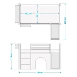 Hoogslaper Ida Hello Kitty -Thuis - kinderkamer 1000289887 210908 13554400080 SKETCH DETAILS P000000001000289887 sketch
