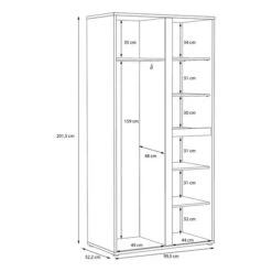 Kledingkast Callander -Thuis - kinderkamer 1000366467 220919 501 SKETCH DETAILS P000000001000366467 sketch