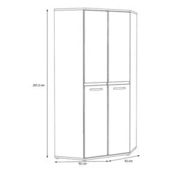 Hoekkledingkast Callander -Thuis - kinderkamer 1000366471 220919 500 SKETCH DETAILS P000000001000366471 sketch