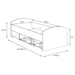 Eenpersoonsbed Niiw -Thuis - kinderkamer 1000366478 220919 501 SKETCH DETAILS P000000001000366478 sketch