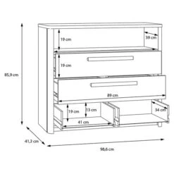 Ladekast Twyford -Thuis - kinderkamer 1000366479 220919 501 SKETCH DETAILS P000000001000366479 sketch