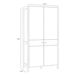 Kledingkast Thurles -Thuis - kinderkamer 1000366493 220919 500 SKETCH DETAILS P000000001000366493 sketch