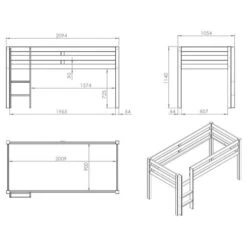 Speelbed Pino -Thuis - kinderkamer 1000407860 231025 500 SKETCH DETAILS P000000001000407860 sketch
