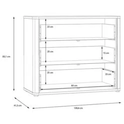 Ladekast Lannec -Thuis - kinderkamer 1000408598 231031 501 SKETCH DETAILS P000000001000408598 sketch