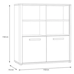 Open Kast Lannec 110 Cm -Thuis - kinderkamer 1000408601 231031 500 SKETCH DETAILS P000000001000408601 sketch