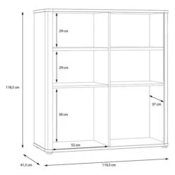 Open Kast Lannec 110 Cm -Thuis - kinderkamer 1000408601 231031 501 SKETCH DETAILS P000000001000408601 sketch