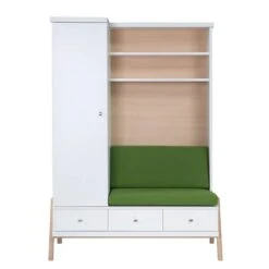 Kast Met Verschoningscommode Holly -Thuis - kinderkamer schrank mit wickelkommode holly altmuehlbuche dekor weiss 2644506