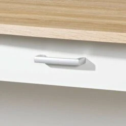 Bureau Calma -Thuis - kinderkamer schreibtisch calma eiche sonoma dekor alpinweiss 496050