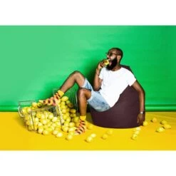 Zitzak Brava XL -Thuis - kinderkamer sitzsack bean bag brava xl flachgewebe braun 5056212