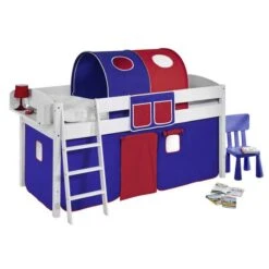 Hoogslaper Ida Colours -Thuis - kinderkamer spielbett ida 4105 blau rot 942382